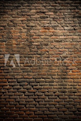 Old brick wall background  Mur Fototapeta