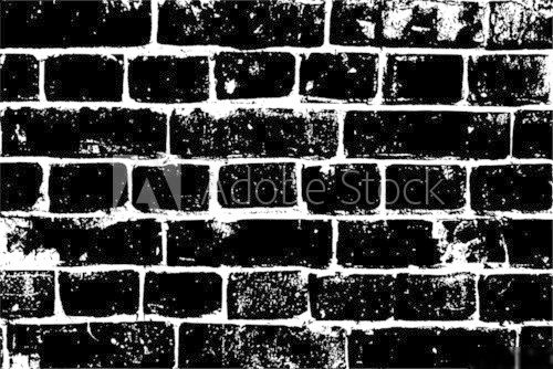 Ancient brick wall background  Mur Fototapeta