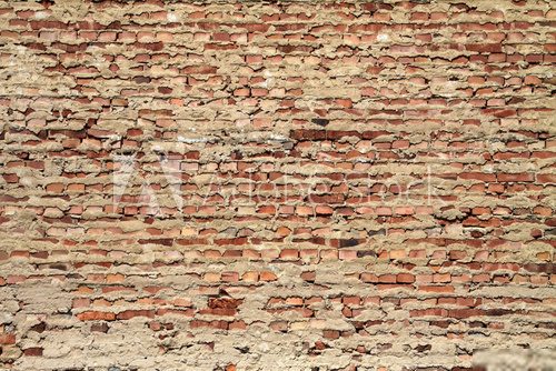 Ziegelmauer  Mur Fototapeta