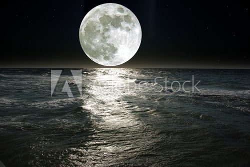 moon  Niebo Fototapeta
