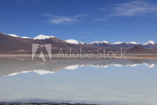 Laguna Verde Bolivien  Krajobrazy Obraz