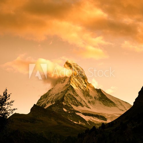 Matterhorn, Zermatt  Krajobrazy Obraz