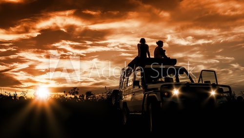 adventure sunset  Pojazdy Obraz