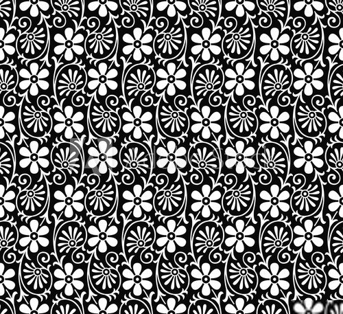 Vector floral pattern  Tekstury Fototapeta