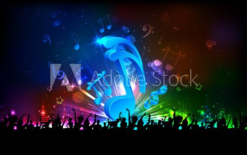 Musical Party Background  Muzyka Obraz