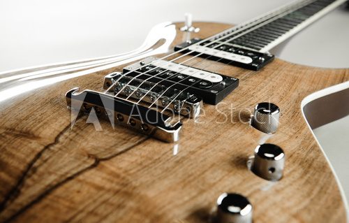Electric guitar close-up  Muzyka Obraz