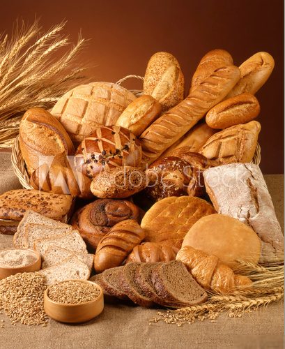 Świeżo wypieczone chlebki Fototapety do Kuchni Fototapeta