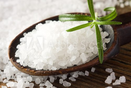 Śniegowe płatki soli Fototapety do Kuchni Fototapeta