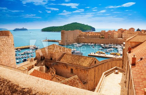 Dubrovnik - chwile z pamiętnych wakacji Architektura Fototapeta