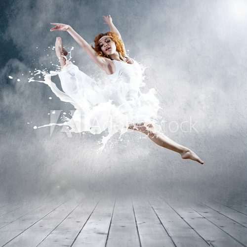 Balet nowoczesny – tancerka w kadrze
 Fototapety do Pokoju Nastolatka Fototapeta