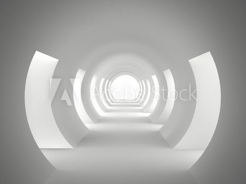 Biały tunel – kliniczne złudzenie optyczne
 Fototapety do Biura Fototapeta