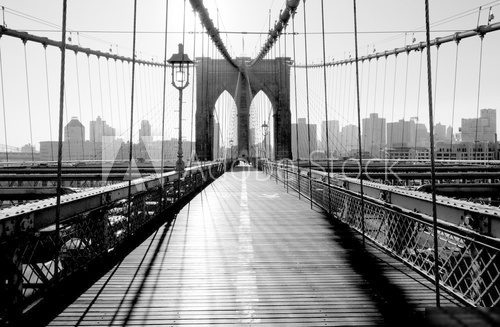 Brooklyn Bridge, Manhattan, New York City, USA  Optycznie Powiększające Fototapeta