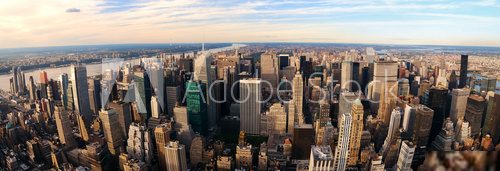 drapacze chmur na Manhattanie
 Fotopanorama Obraz