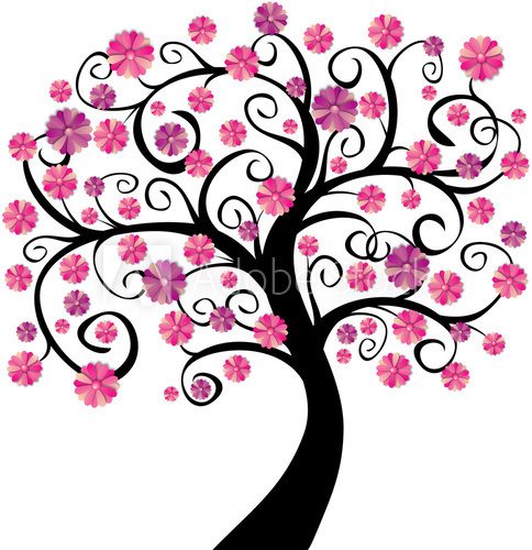 Drzewko różane – symboliczna grafika
 Kwiaty Fototapeta