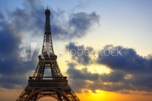Eiffel tower, Paris Fototapety Wieża Eiffla Fototapeta