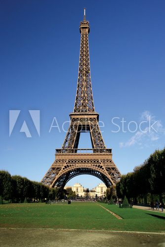 Własny malowniczy Paryż Fototapety Wieża Eiffla Fototapeta