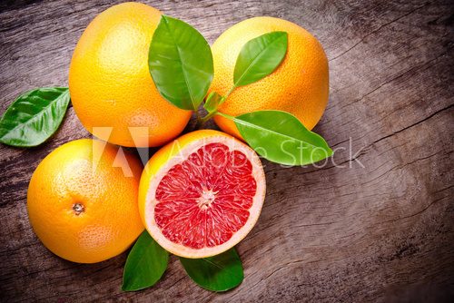 Świeżość grapefruitu  Owoce Obraz