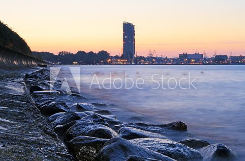 Gdynia - miasto w morzu
 Krajobraz Fototapeta