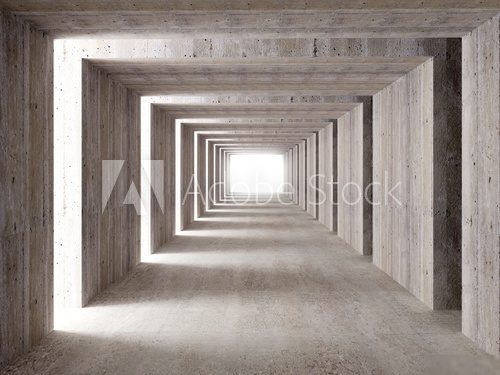 Industrialny beton – światełko na końcu tunelu
 Fototapety 3D Fototapeta