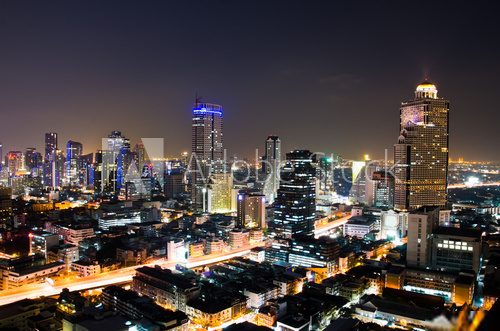 Jedna noc w Bangkoku Fototapety Miasta Fototapeta