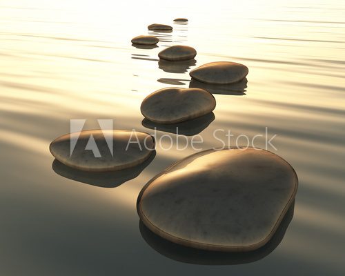 Kamienie na piasku – ciepło pod stopami
 Fototapety do Sypialni Fototapeta