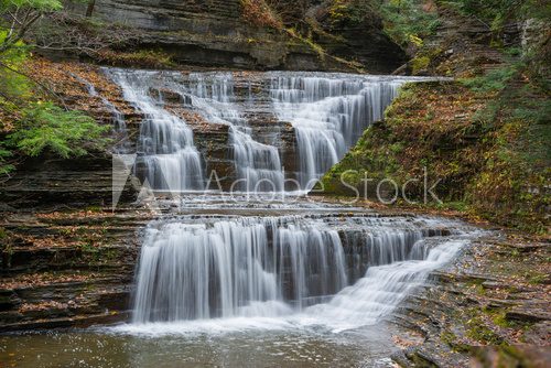 Kaskadowe Piękno Buttermilk Falls Fototapety Wodospad Fototapeta