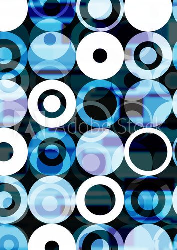 Koła i kółka – cykliczny błękit
 Abstrakcja Obraz