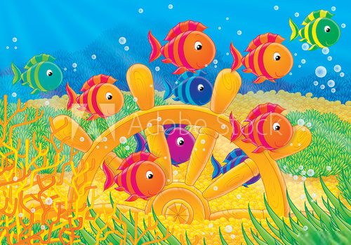 Kolorowe rybki za sterem – podwodna zabawa
 Obrazy do Pokoju Dziecka Obraz