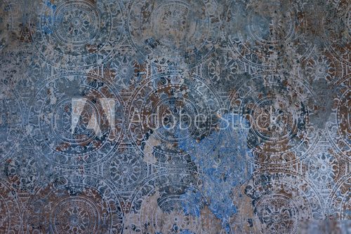Koronkowe mandale ułożone w mozaikę Fototapety do Salonu Fototapeta