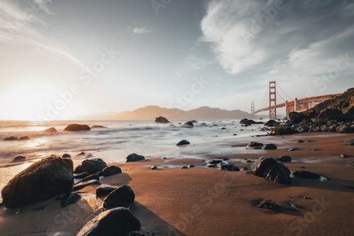 Krajobraz przy Golden Gate Fototapety Mosty Fototapeta