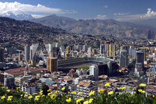 La Paz - Bolivia  Stadion Fototapeta