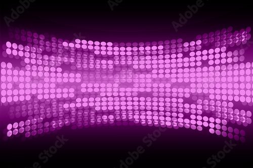 LED cinema screen for movie presentation. Light Abstract Technology background for computer graphic website internet and business. dark Pixel, mosaic, table. point, spot, dot Fototapety Neony Fototapeta