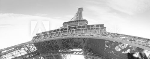 Magiczny symbol Paryża- wieża eiffla
 Fotopanorama Obraz