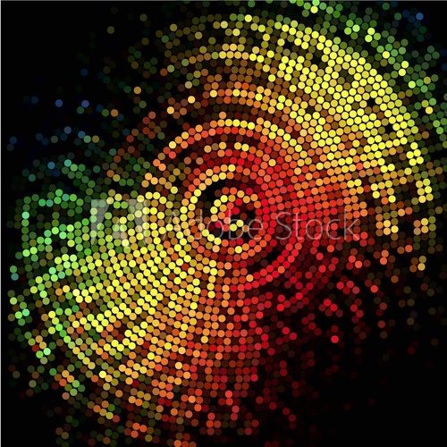 Mandala z pikseli
 Abstrakcja Obraz