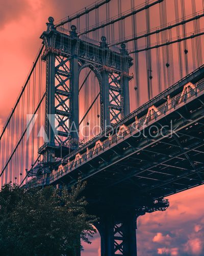 Manhattan bridge Mosty Obraz