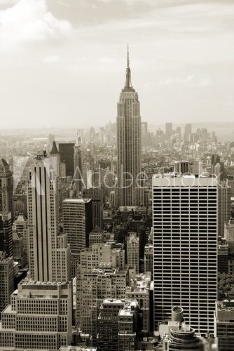 Manhattan – vintage panorama
 Architektura Fototapeta