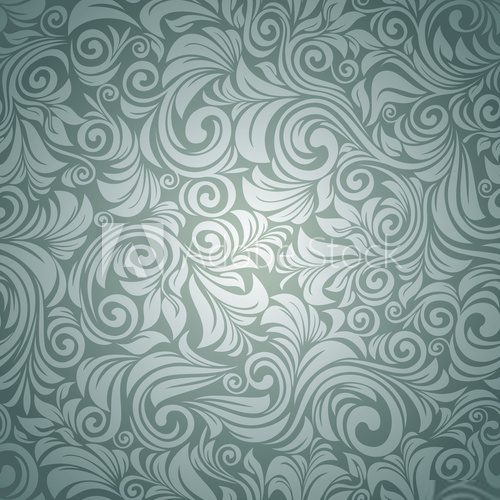 Metaliczne liście – elegancki ornament Tekstury Fototapeta