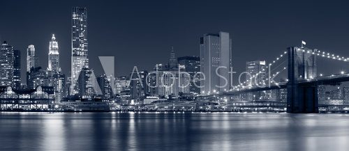 Nowy Jork: srebrzysty Manhattan
 Fototapety Miasta Fototapeta