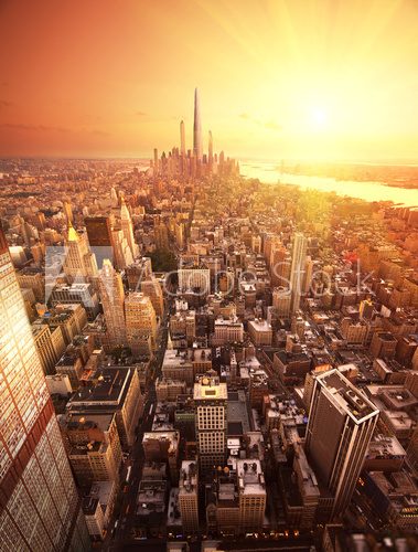 Nowy York – miasto z przyszłości
 Architektura Fototapeta