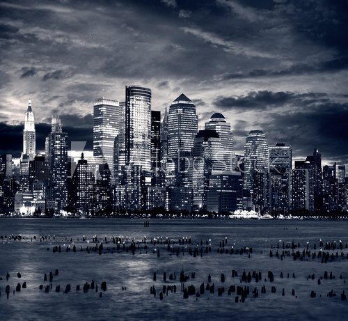 Nowy York o północy – glam wielkiego miasta
 Architektura Fototapeta