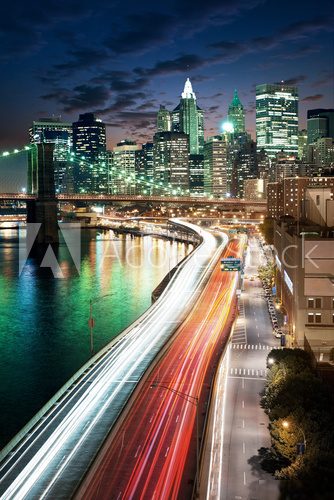Nowy York – światłowody samochodów
 Miasta Obraz