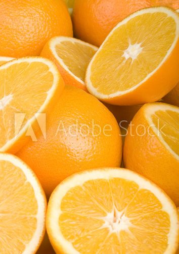 Słoneczne połówki pomarańczy Fototapety do Kuchni Fototapeta