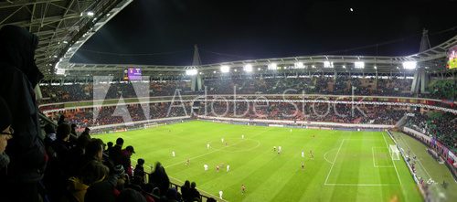 panorama of football stadium  Stadion Fototapeta