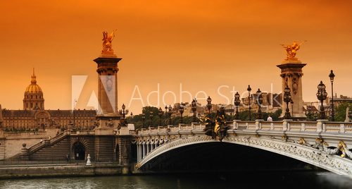 Paryż: Pałac Inwalidów
 Fototapety Mosty Fototapeta