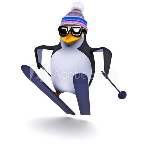 Pingwin – narciarz, aktywna zabawa
 Obrazy do Pokoju Dziecka Obraz