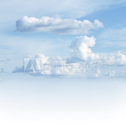 Ponad wysokimi chmurami Niebo Fototapeta