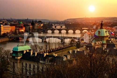 Praga – romantyczny Most Karola
 Krajobraz Fototapeta
