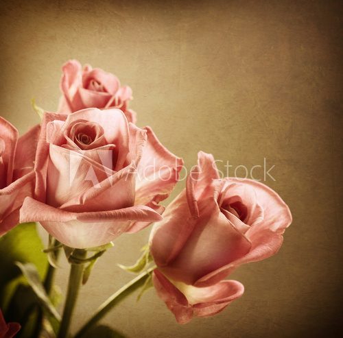 Retro róże – bukiet w klimacie vintage
 Kwiaty Obraz