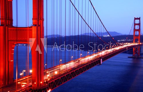 San Francisco: kultowy Golden Gate
 Fototapety Mosty Fototapeta