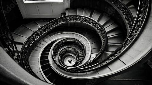 Schody spiralne – zabytkowa wieża
Architektura Fototapeta